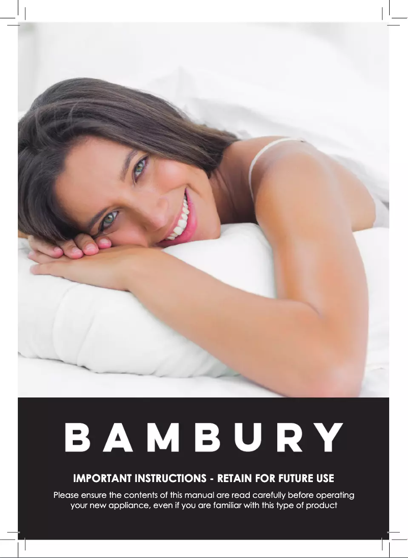 Page 1 de la notice Manuel utilisateur Bambury Premium Queen