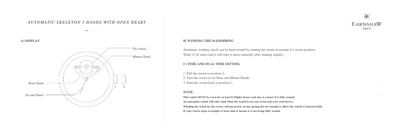 Image de la première page du manuel de l'appareil Longcase 43 ES-8040-04