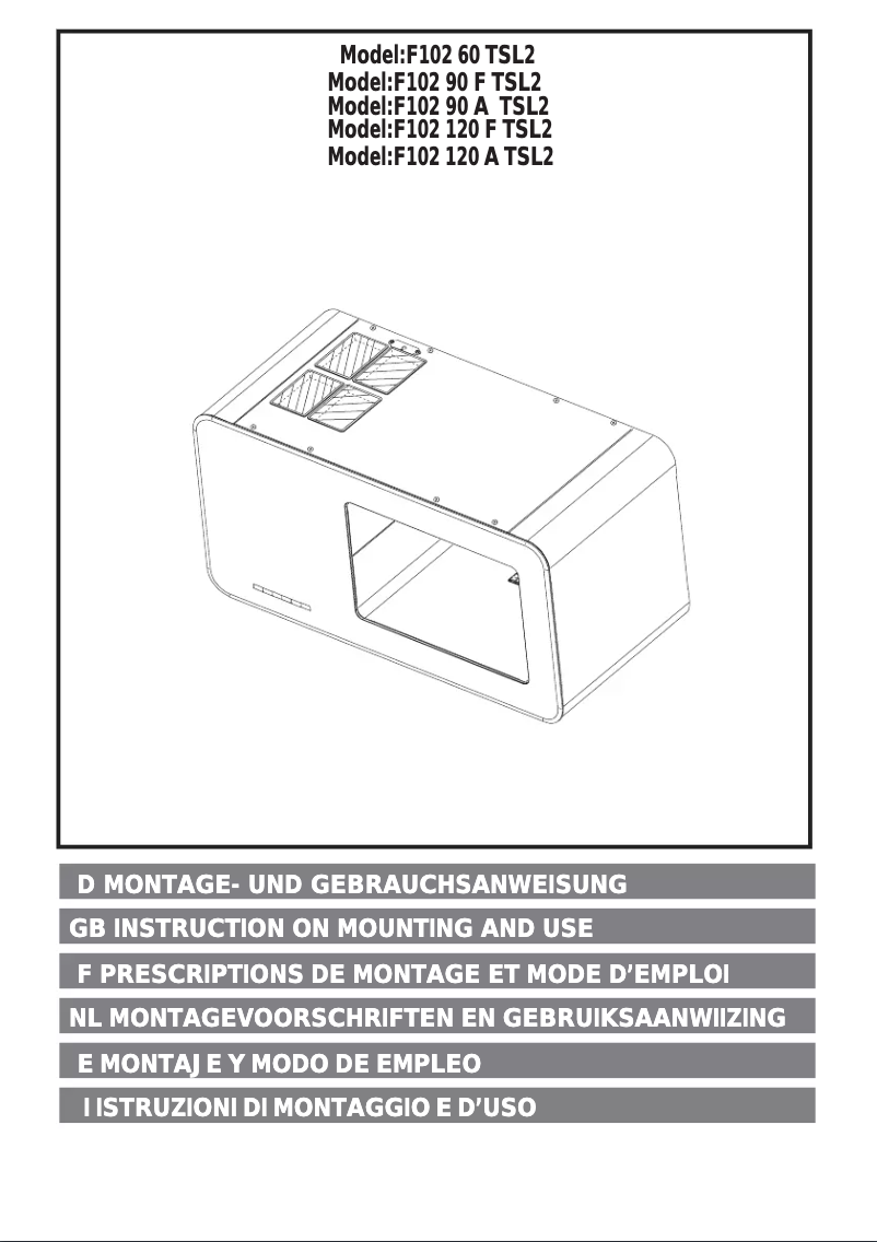 Page 1 de la notice Manuel utilisateur Boretti Valloria F102