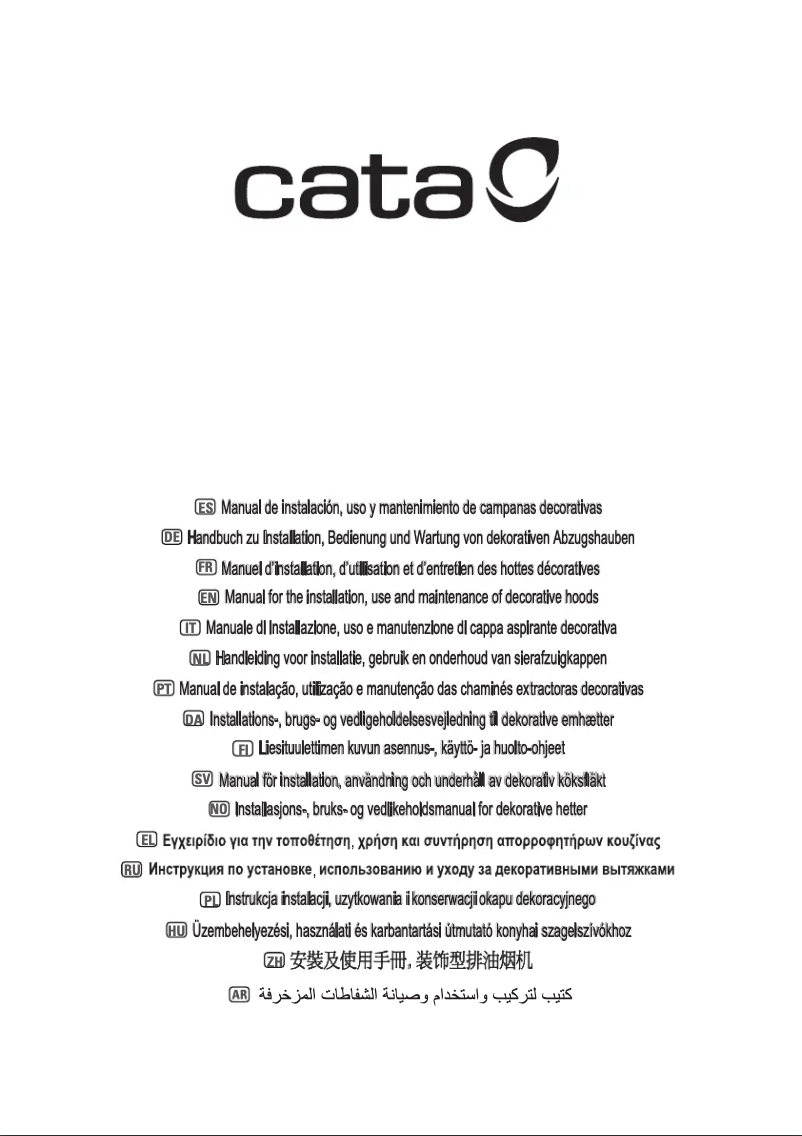 Page 1 de la notice Manuel utilisateur CATA GC DUAL WH 45