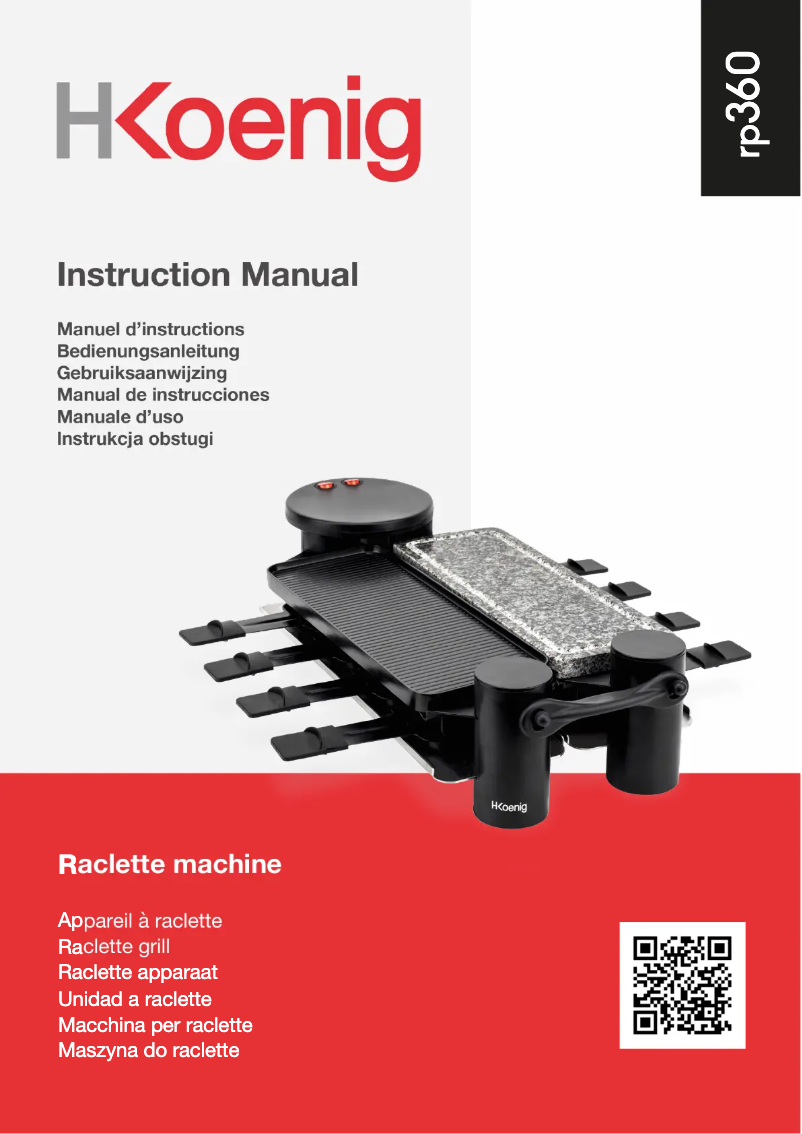 Page n°1 - Manuel utilisateur H.Koenig RP360