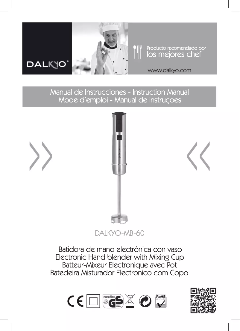 Page 1 de la notice Manuel utilisateur Dalkyo MB-60