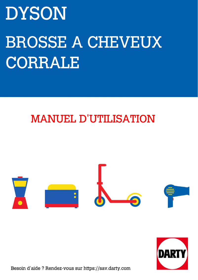 Page 1 de la notice Manuel utilisateur Dyson Corrale