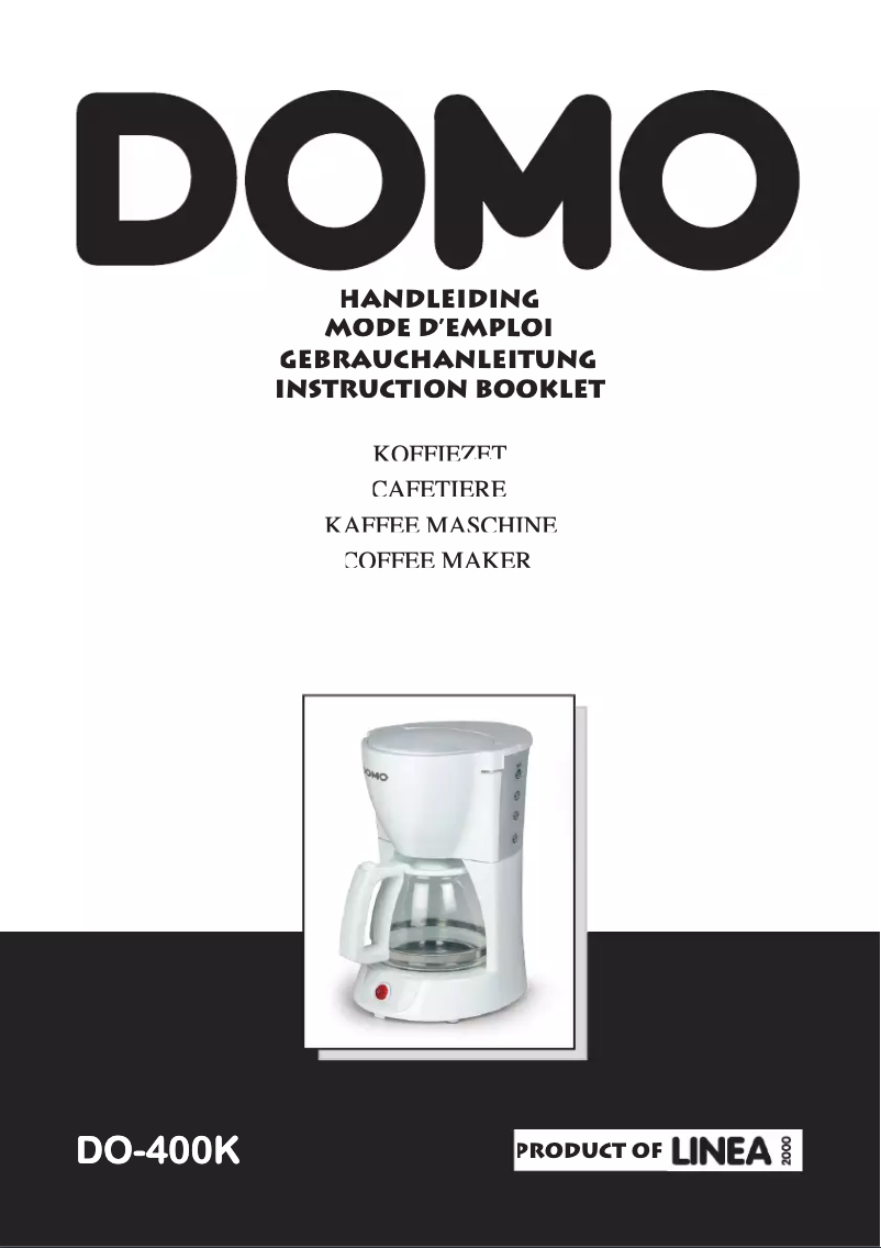 Page 1 de la notice Manuel utilisateur Domo DO400K