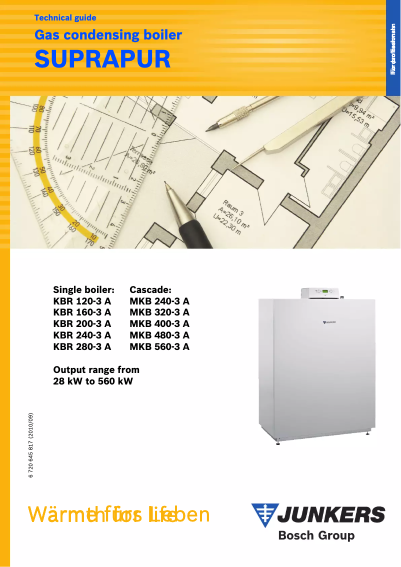 Page n°1 - Manuel utilisateur Junkers KBR 200-3 A