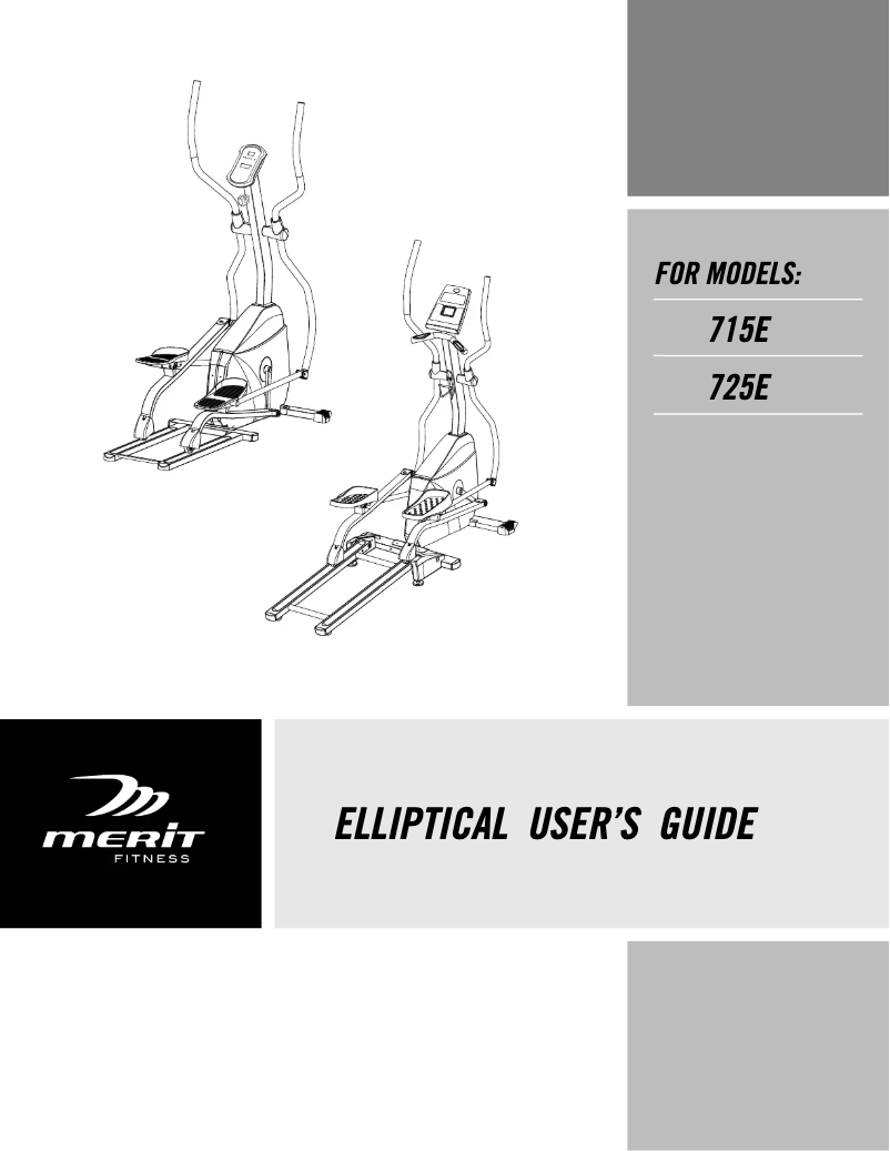 Page n°1 - Manuel utilisateur Merit 715E