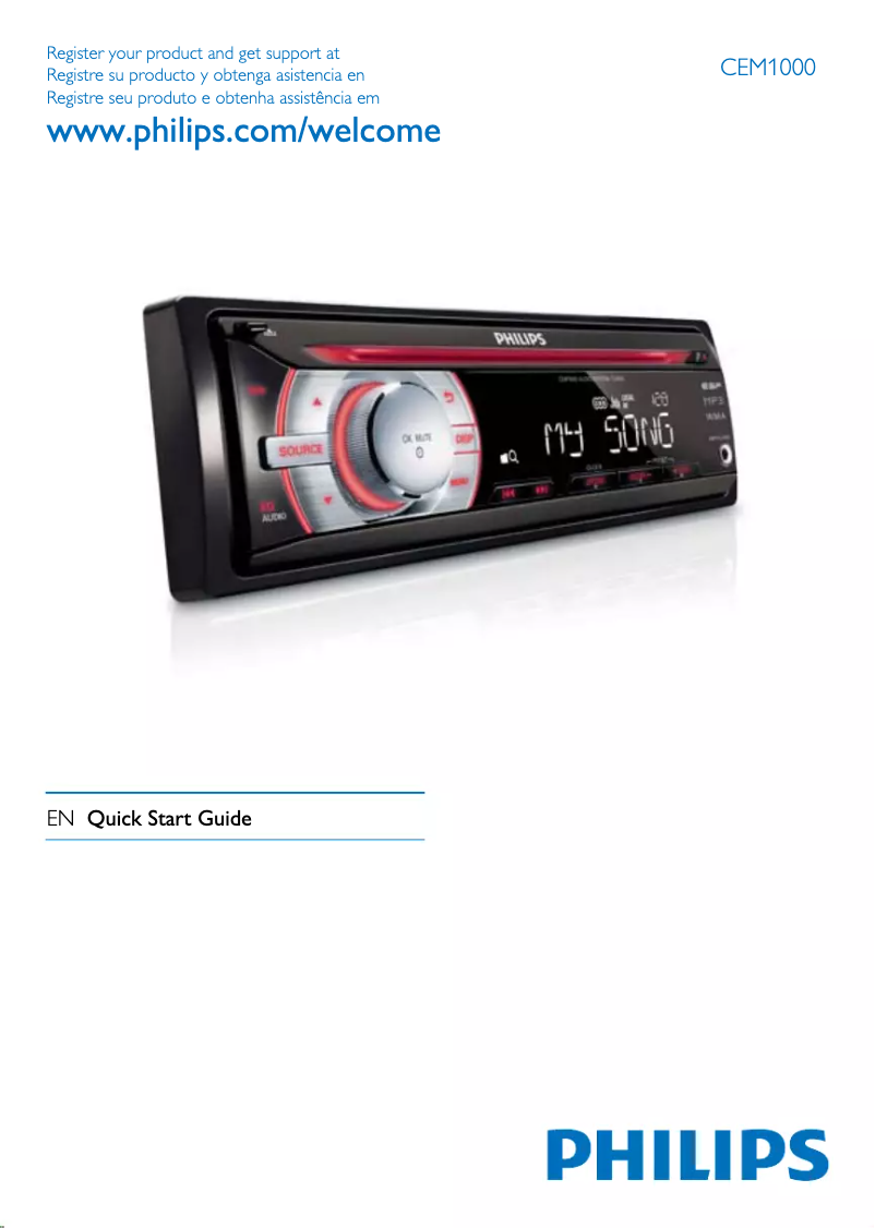 Imagen de la primera página del manual del dispositivo CEM1000