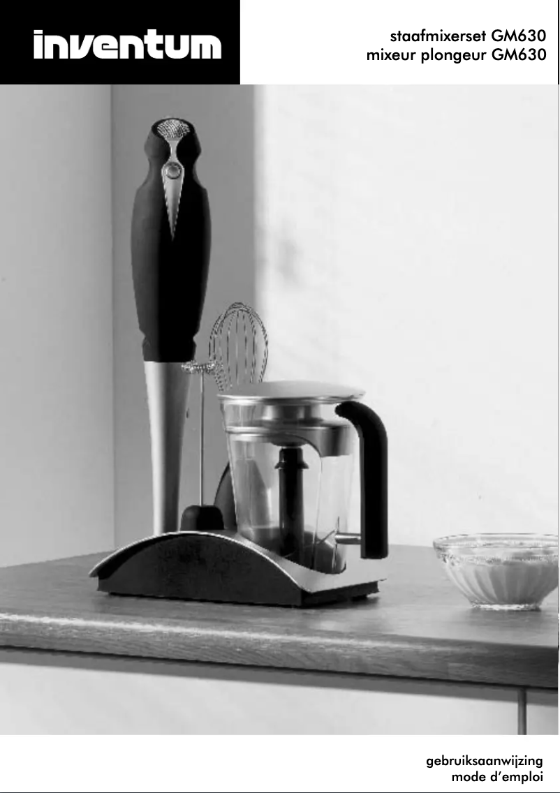 Page n°1 - Manuel utilisateur Inventum GM630