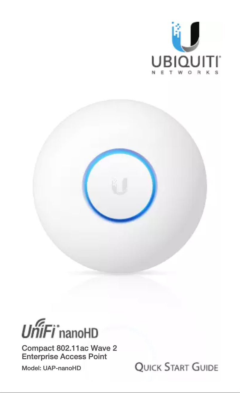 Image de la première page du manuel de l'appareil nanoHD