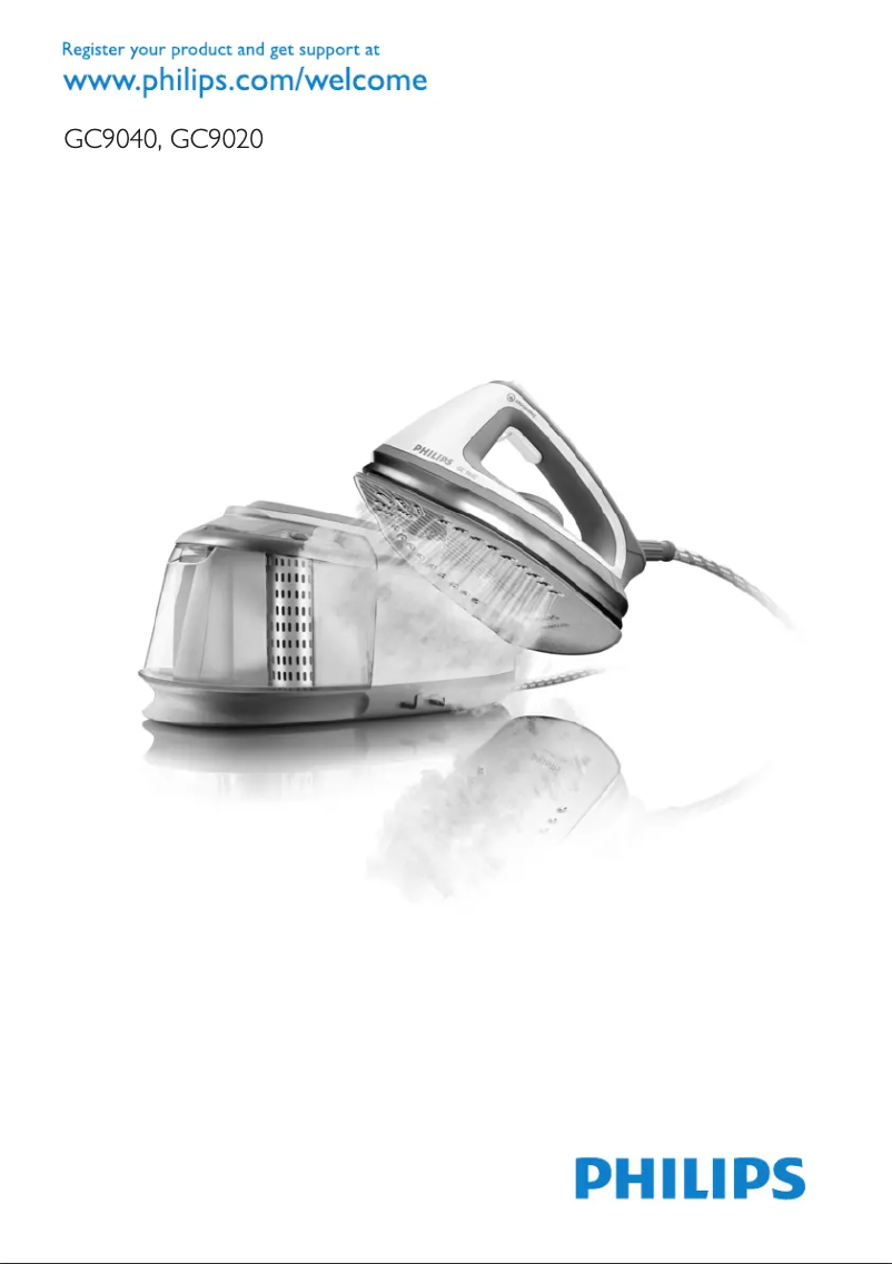 Page 1 de la notice Manuel utilisateur Philips 9000 series GC9020