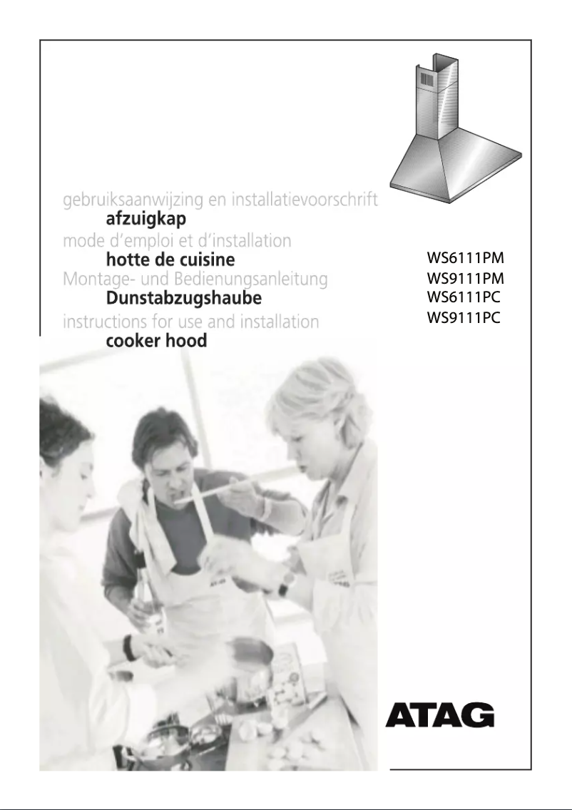 Page 1 de la notice Manuel utilisateur Atag WS6111PC