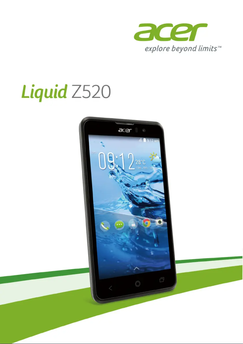 Page 1 de la notice Manuel utilisateur Acer Liquid Z520 Duo