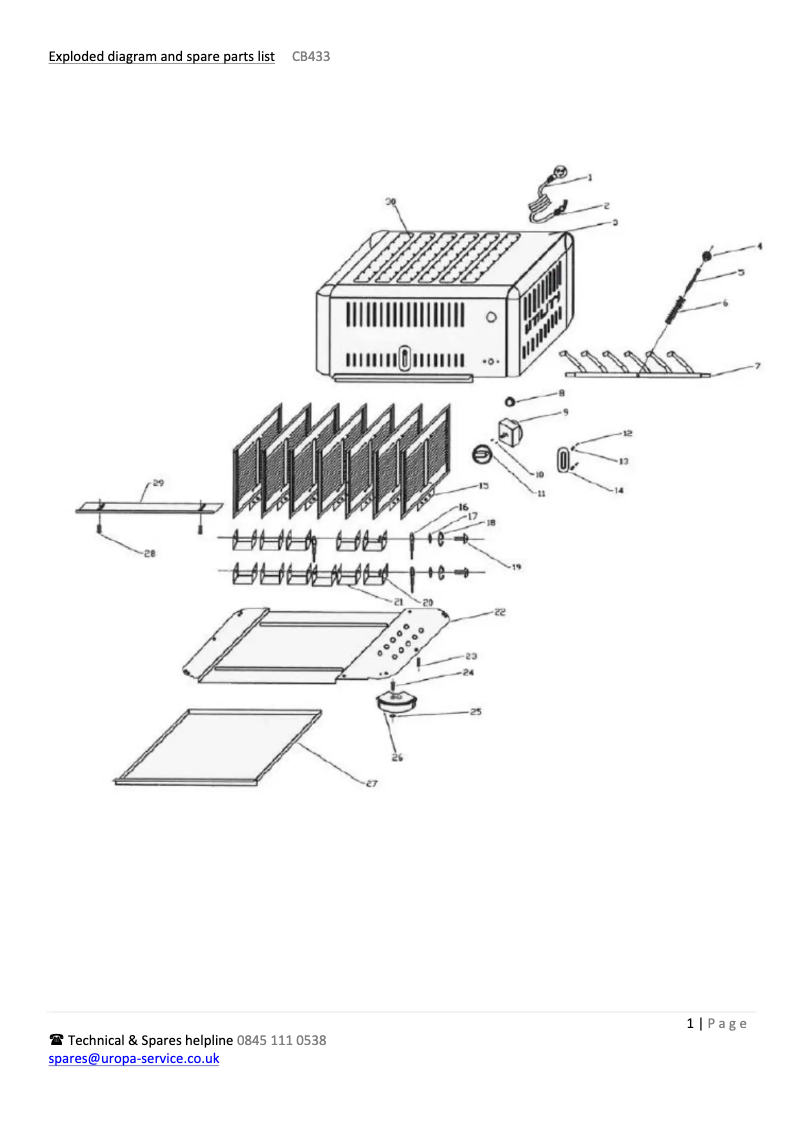 Page n°1 - Schéma de câblage Buffalo CB433