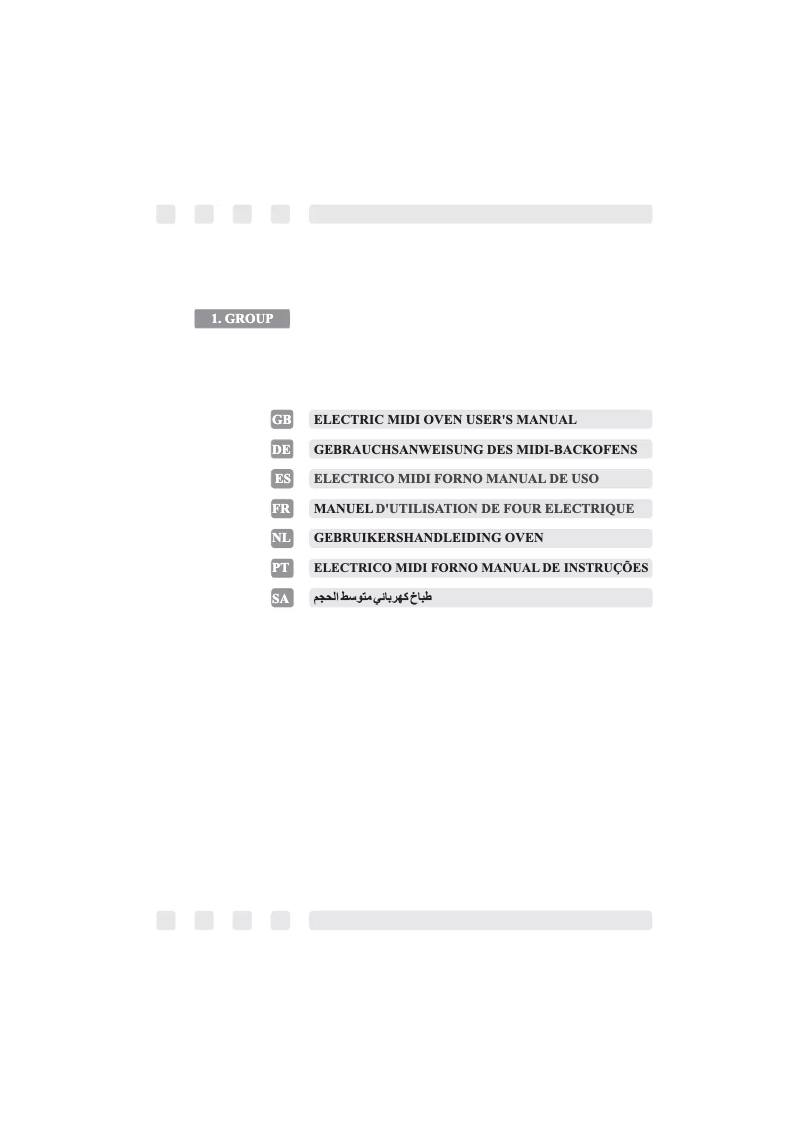 Page 1 de la notice Manuel utilisateur Vitrokitchen 3650B