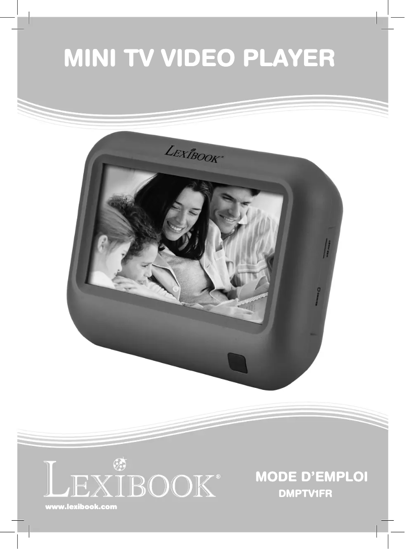 Page 1 of the manual User Manual Lexibook DMPTV1SPFR