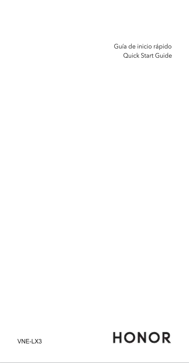 Page 1 de la notice Guide de démarrage rapide Honor X6s