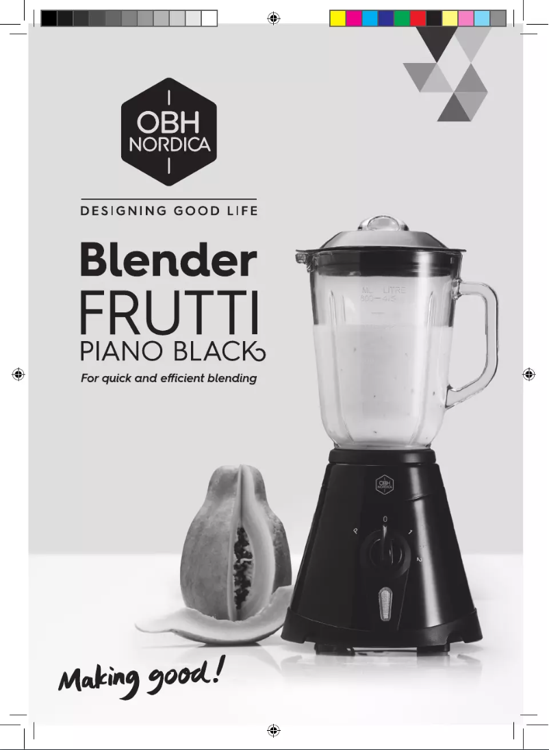 Página 1 del manual Manual de usuario OBH Nordica Frutti 6658