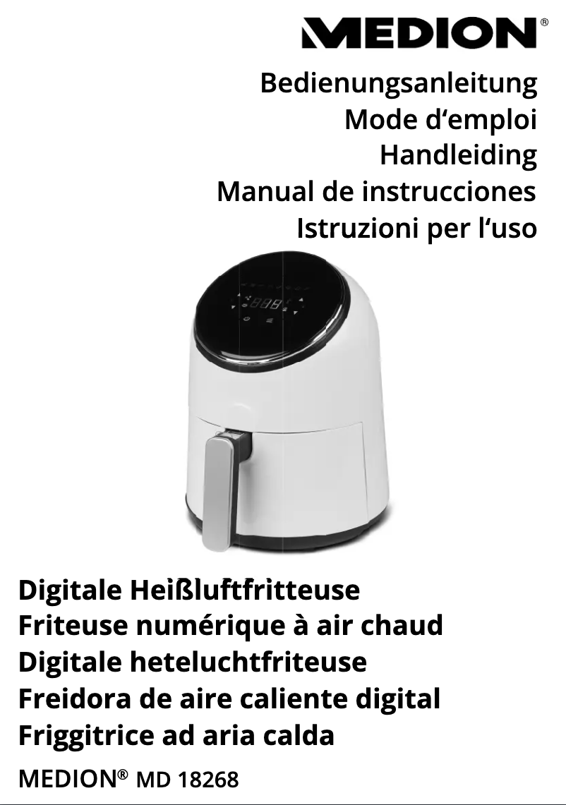 Page n°1 - Manuel utilisateur Medion MD 18268