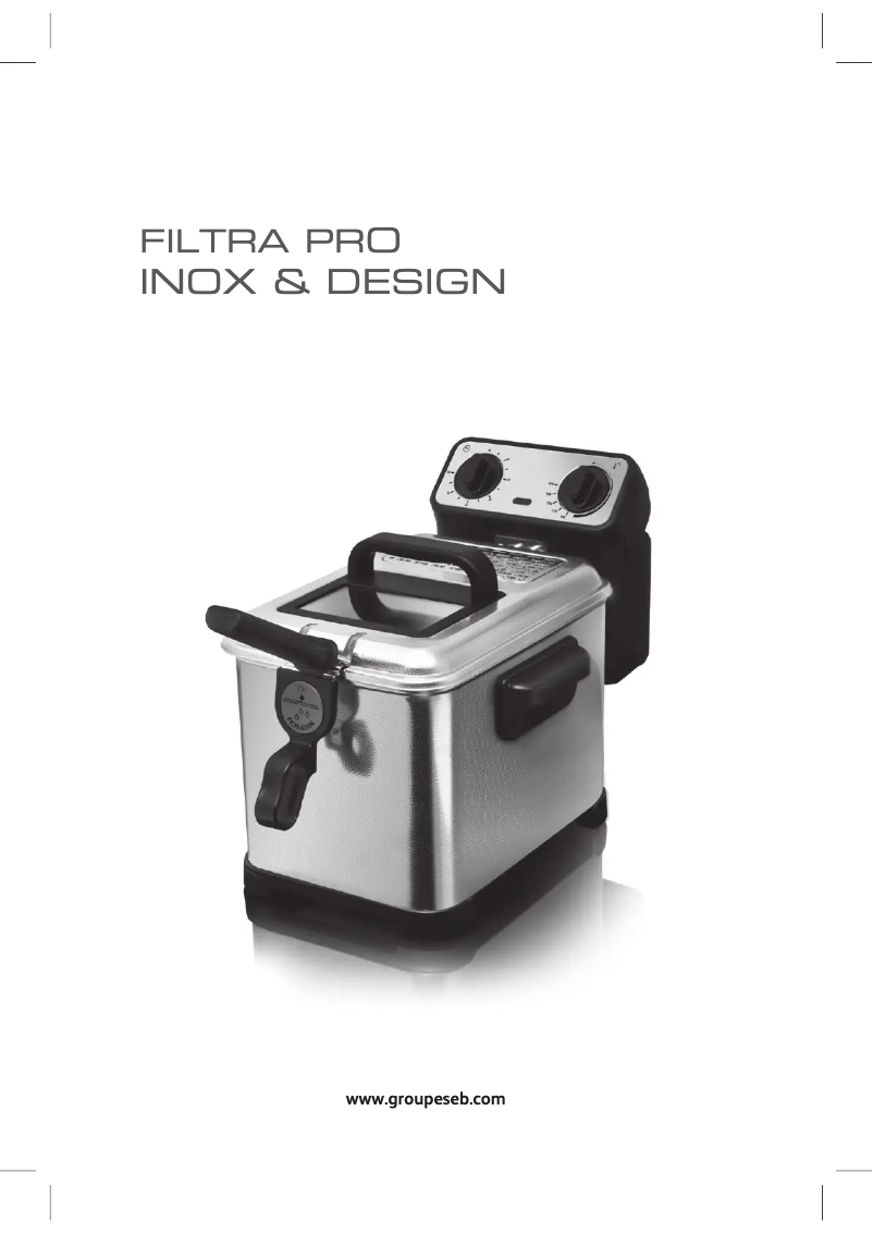 Page n°1 - Manuel utilisateur Tefal Filtra Pro FR4052