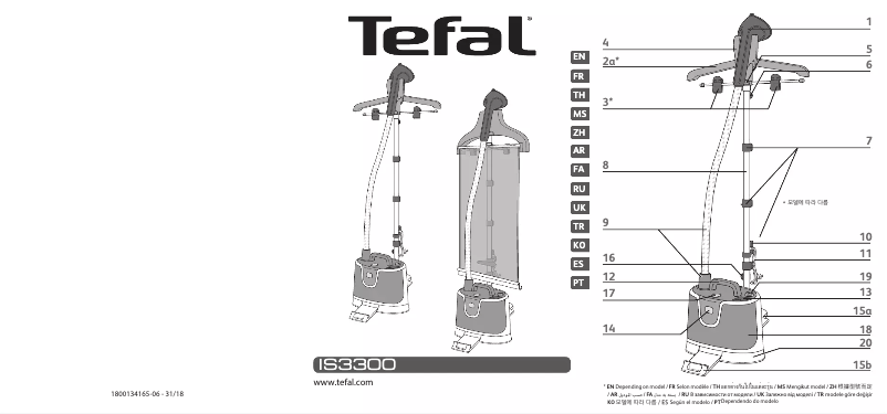 Page n°1 - Manuel utilisateur Tefal Instant Compact IS3361