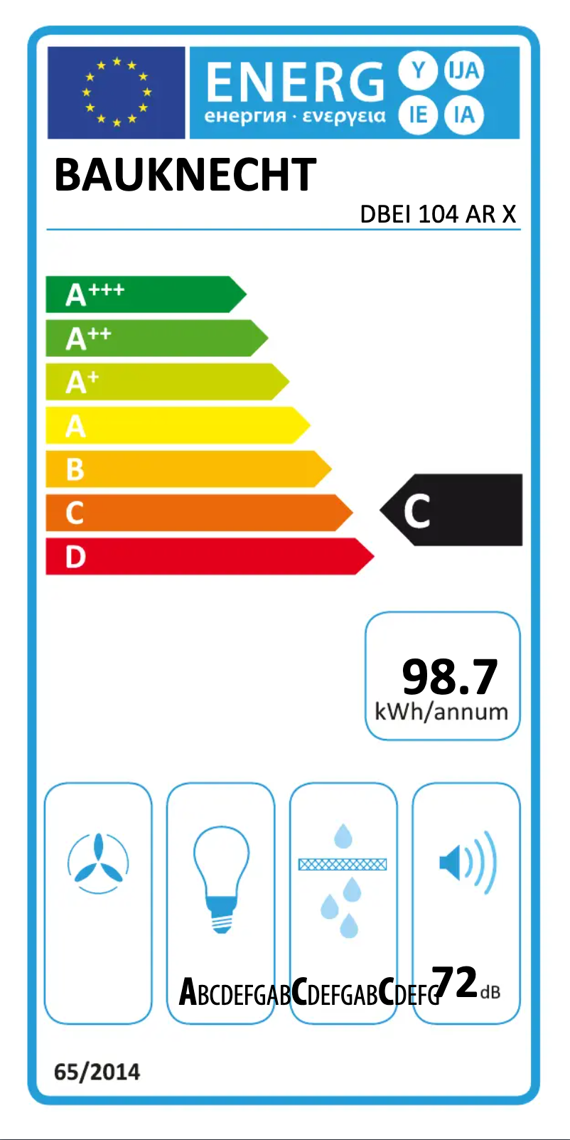Image de la première page du manuel de l'appareil DBEI 104 AR X