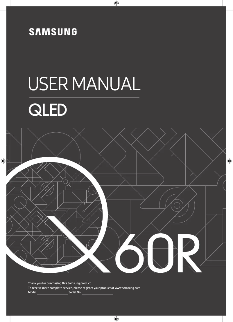 Page n°1 - Manuel utilisateur Samsung QLED QE43Q60R