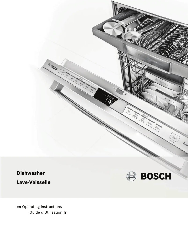 Page n°1 - Manuel utilisateur Bosch SPE68U55UC