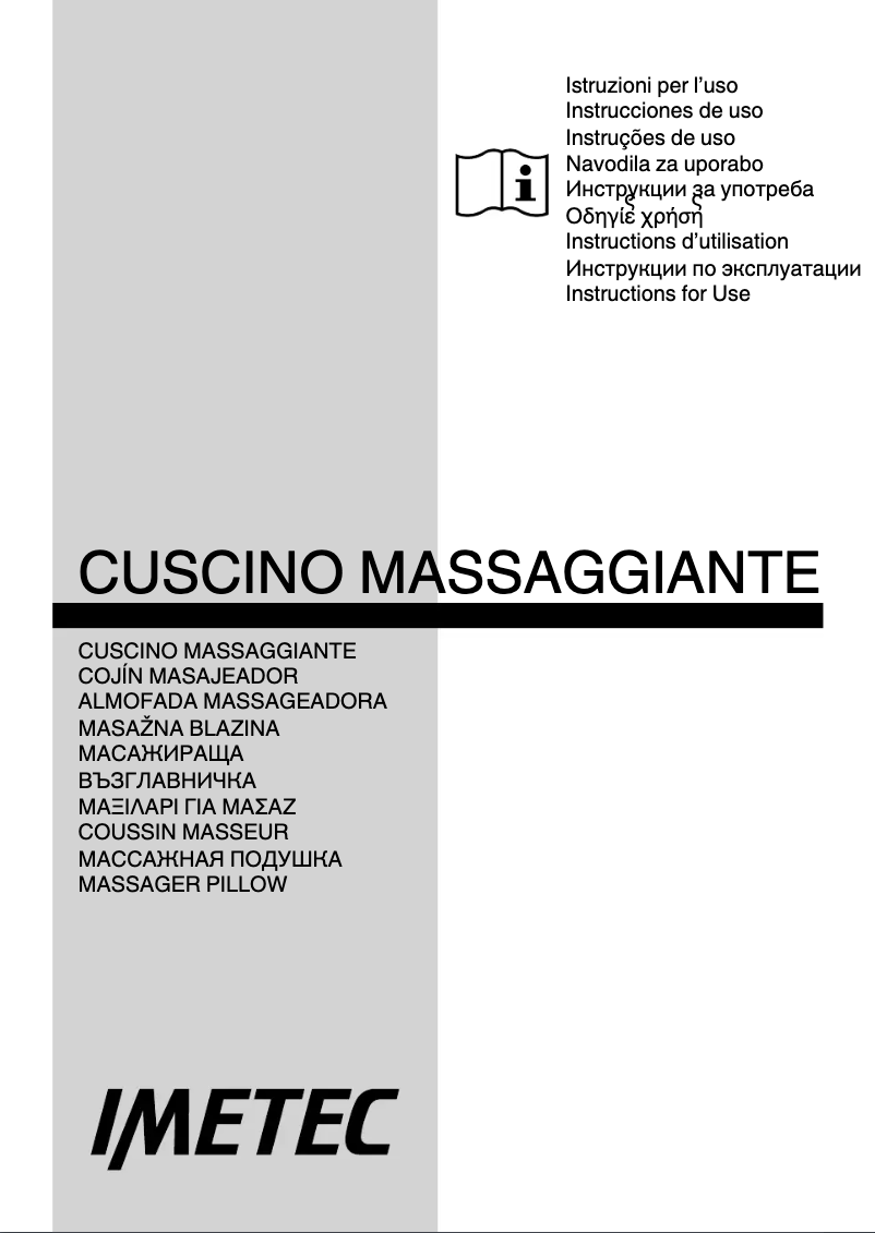 Page 1 de la notice Manuel utilisateur Imetec SENSUIJ CM3-200