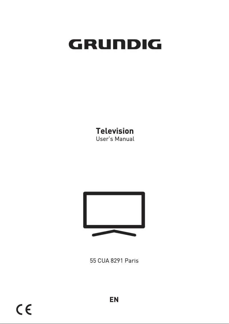 Page 1 de la notice Manuel utilisateur Grundig 55 CUA 8291 Paris