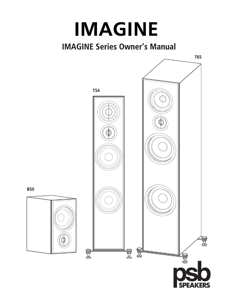 Page 1 de la notice Manuel utilisateur PSB Imagine B50