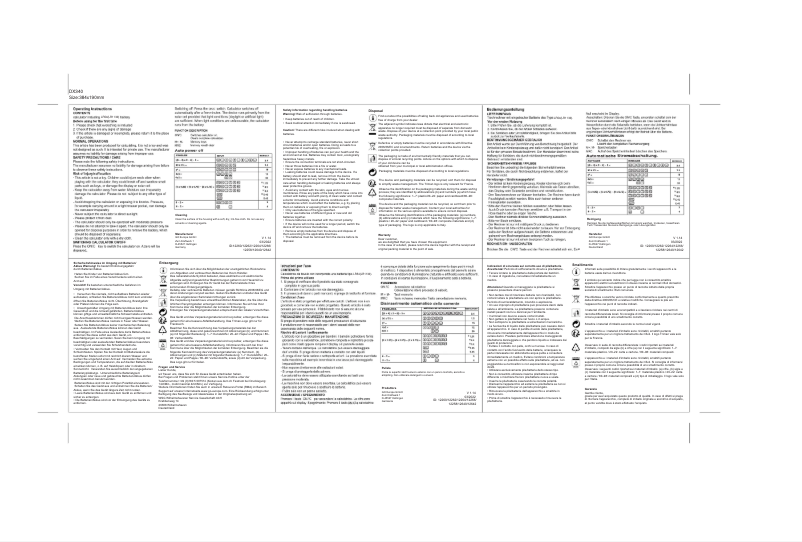 Page n°1 - Manuel utilisateur Genie 840 G