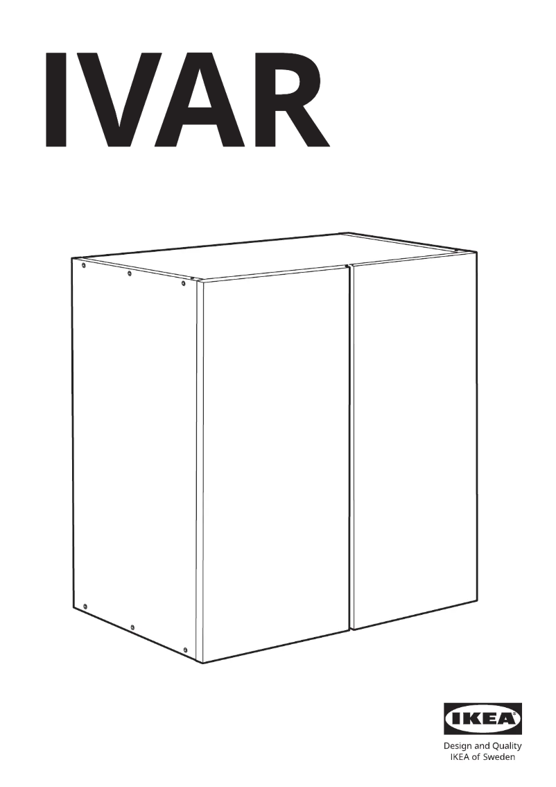 Page 1 de la notice Manuel utilisateur Ikea IVAR 700.337.66