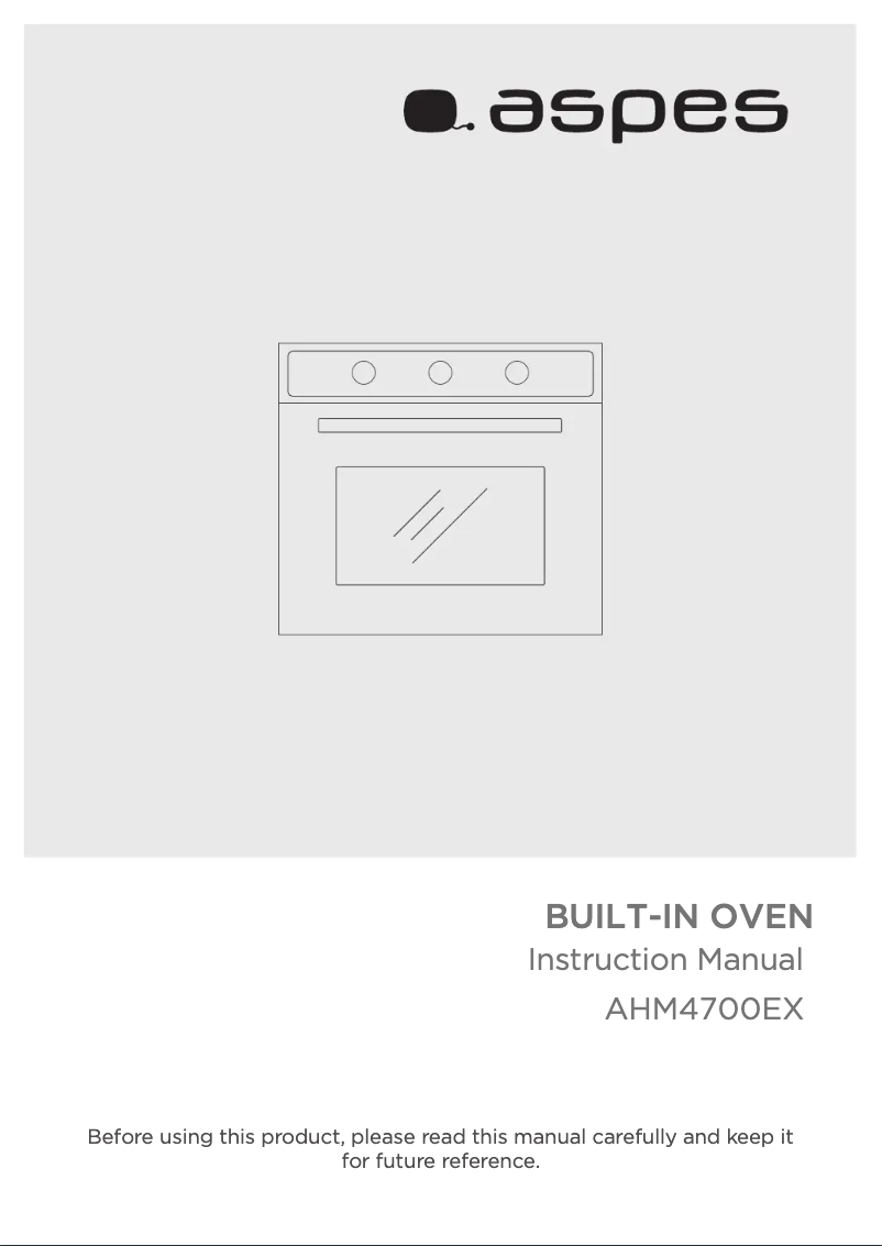 Page n°1 - Manuel utilisateur Aspes AHM4700EX