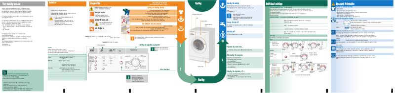 Image de la première page du manuel de l'appareil WAE24165GB