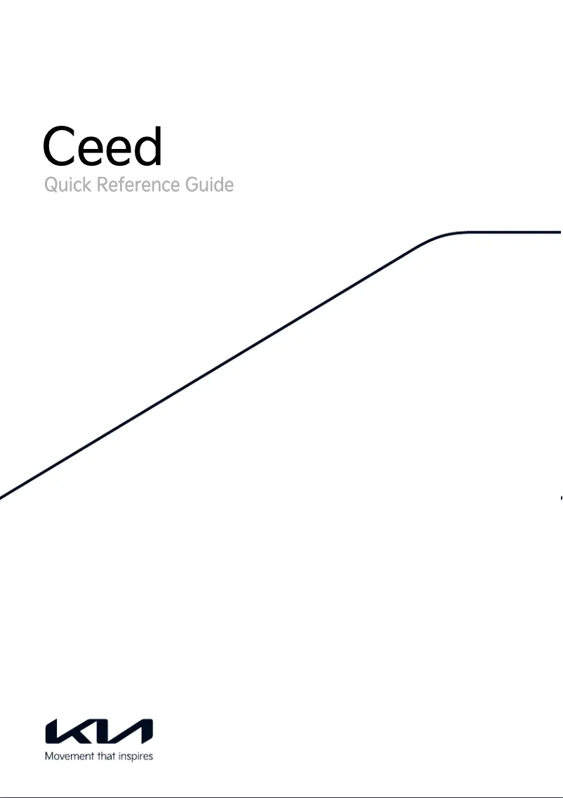 Page 1 de la notice Manuel utilisateur Kia Ceed (2022)