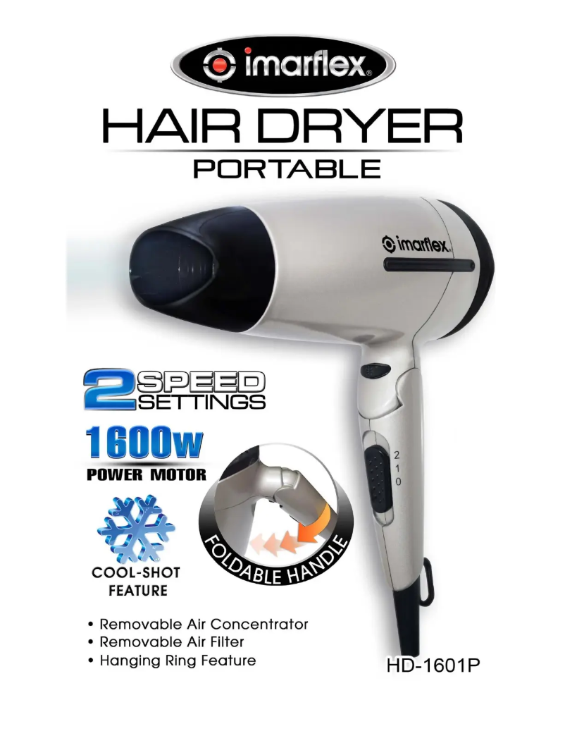 Page n°1 - Manuel utilisateur Imarflex HD-1601P