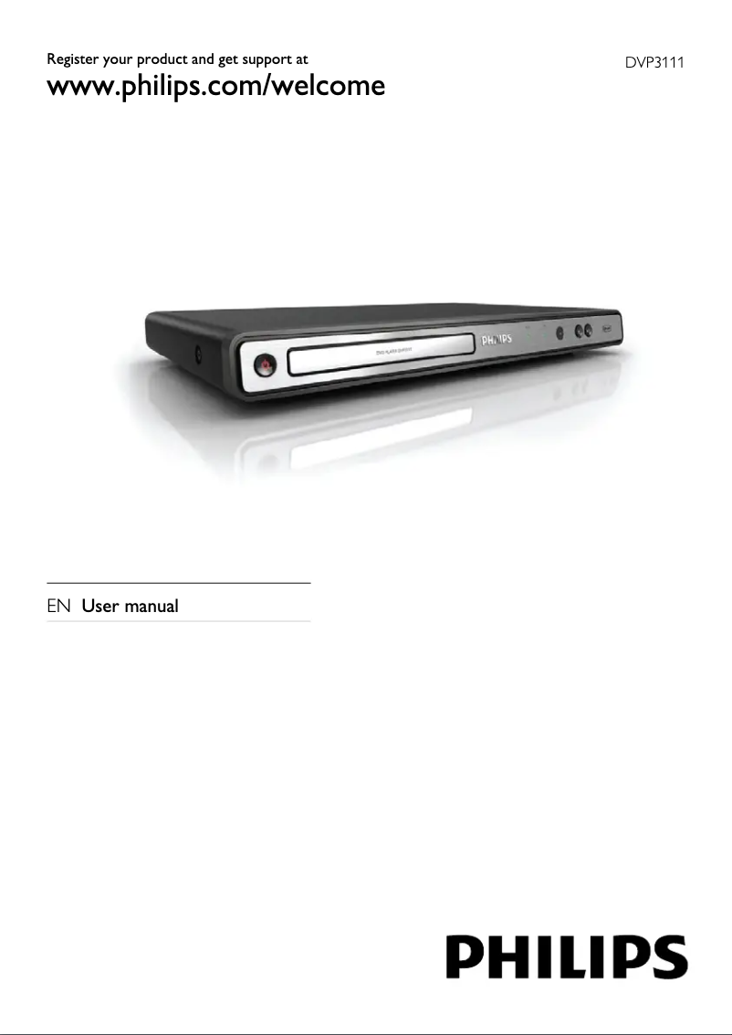 Page n°1 - Manuel utilisateur Philips DVP3111X