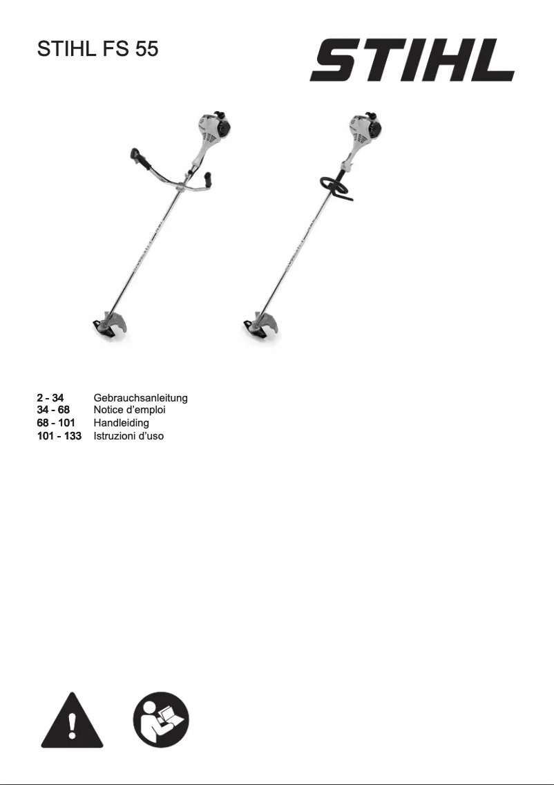 Image de la première page du manuel de l'appareil FS 55 R