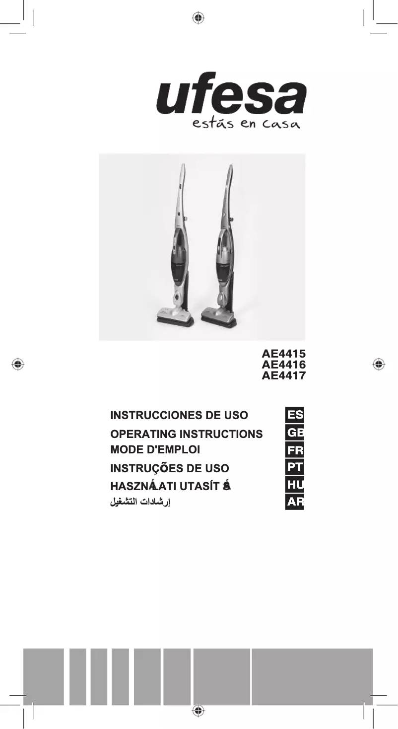 Page n°1 - Manuel utilisateur Ufesa AE4417