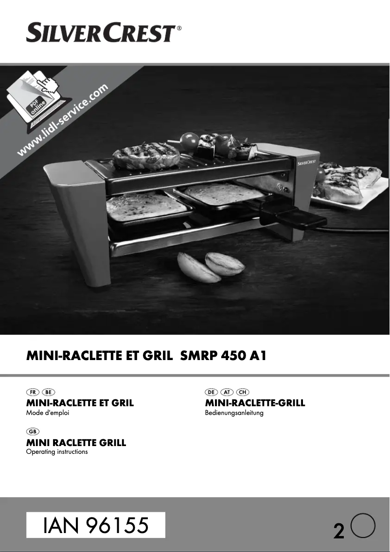 Page 1 de la notice Manuel utilisateur SilverCrest SMRS 450 A1