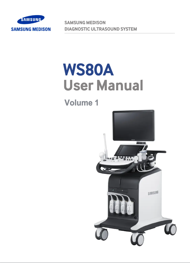 Image de la première page du manuel de l'appareil WS80A