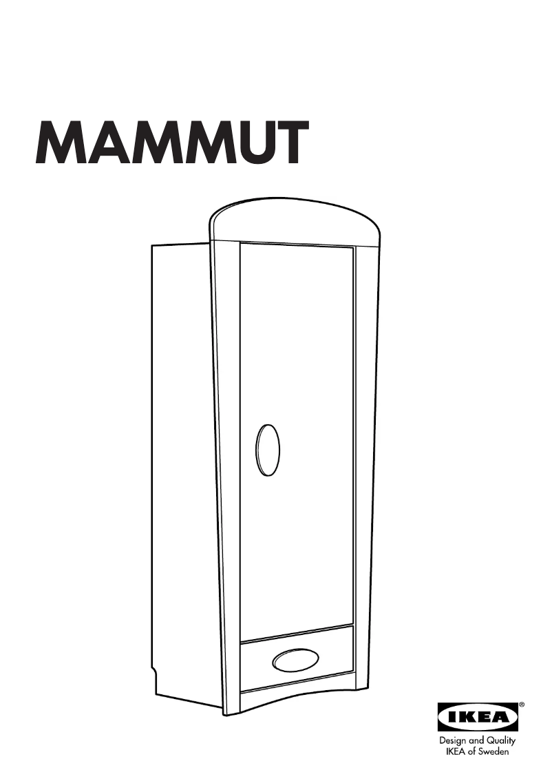 Image de la première page du manuel de l'appareil MAMMUT