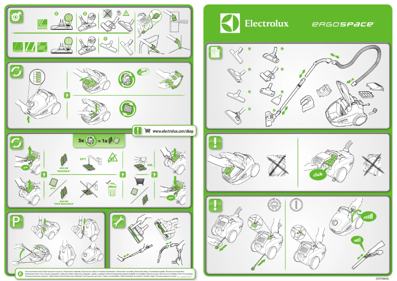 Página 1 del manual Manual de usuario Electrolux Ergospace ESCLASSICP