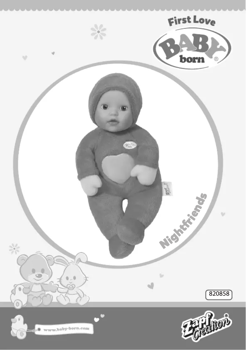 Page n°1 - Manuel utilisateur BABY born 820858