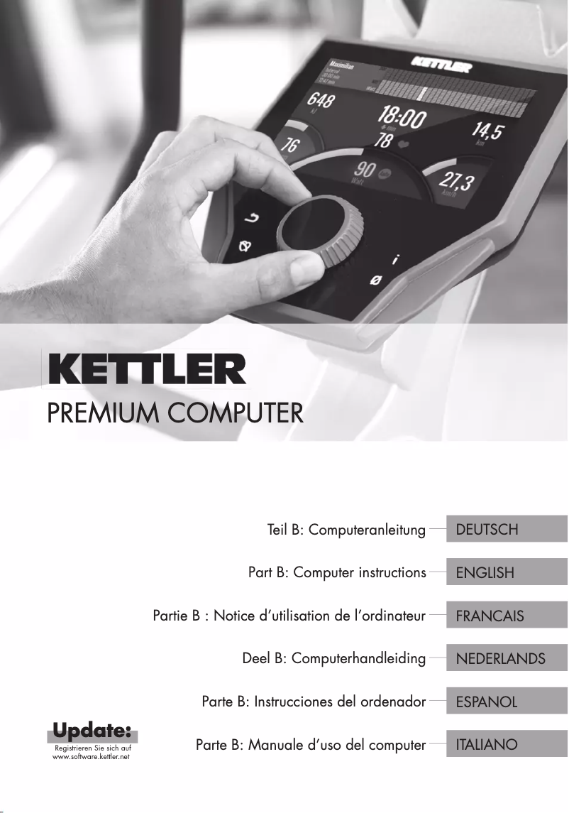 Page 1 de la notice Manuel utilisateur Kettler Ride 100