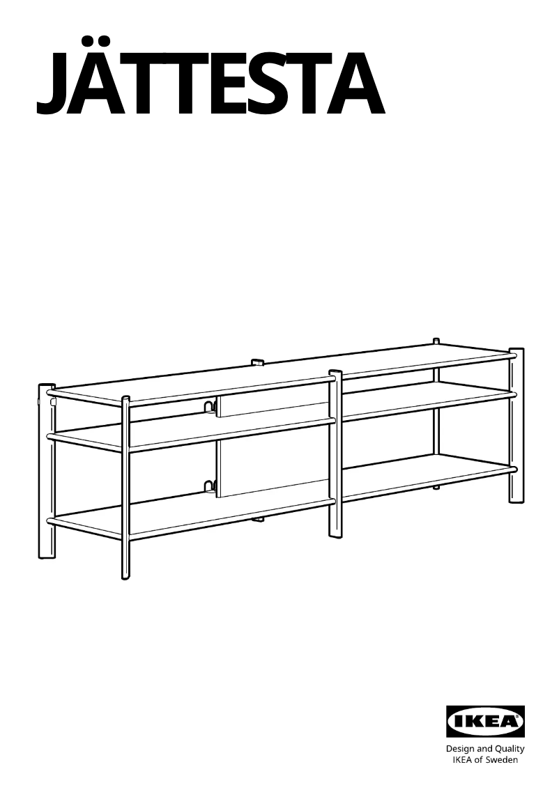 Página 1 del manual Manual de usuario Ikea JÄTTESTA 505.427.50