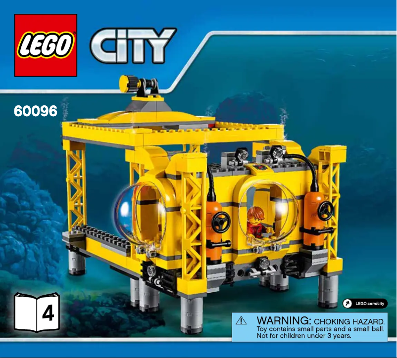 Page 1 de la notice Manuel utilisateur Lego City 60096