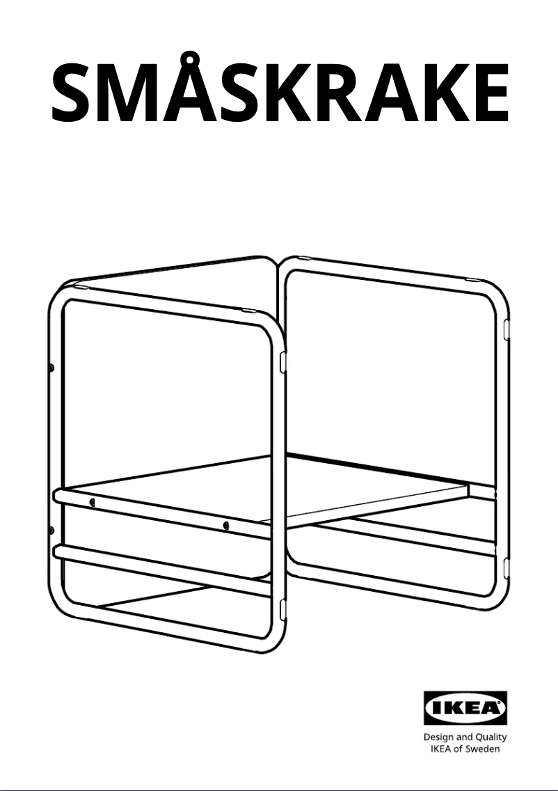 Image de la première page du manuel de l'appareil SMÅSKRAKE 705.697.48