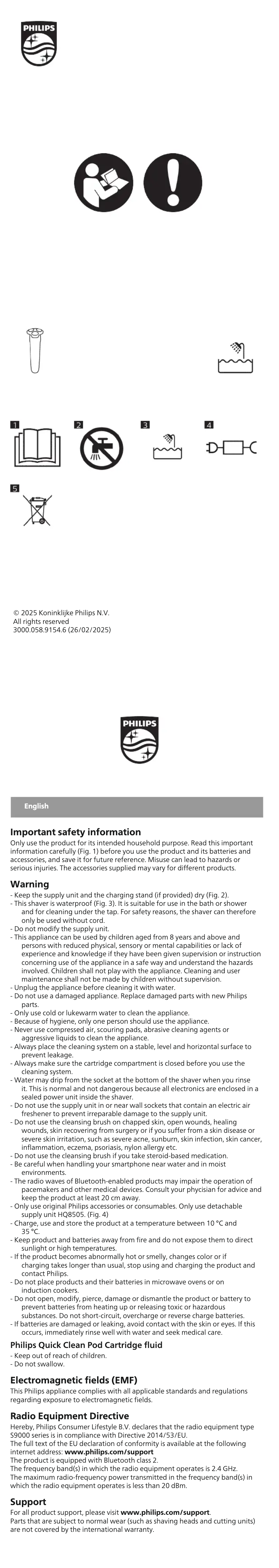 Page 1 de la notice Manuel utilisateur Philips Series 9000 S9980