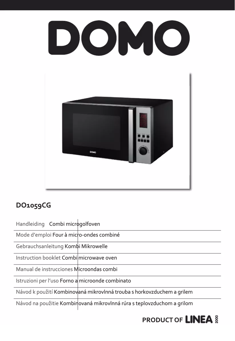 Page n°1 - Manuel utilisateur Domo DO1059CG